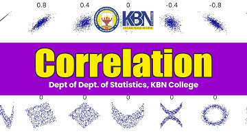 Correlation by Ms.Nagalakshmi, Dept. of Statistics, K.B.N. College, Vijayawada-1