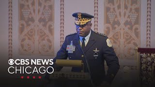 Chicago Police Superintendent Larry Snelling delivers eulogy for fallen Ofc. John Bartholomew