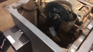 Delta Unisaw rescue and rebuild. VFD installation Part 2