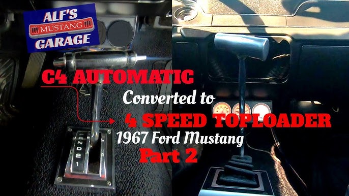Montage boite de vitesse automatique Ford C4 - Ford Mustang 1966