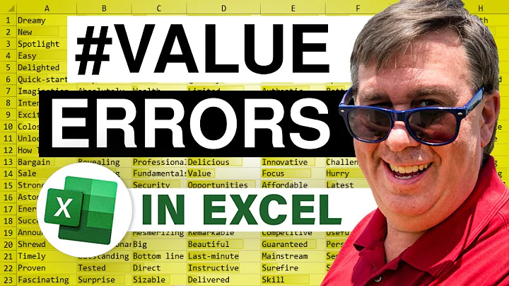 Excel - Excel Tutorial: How to Fix #VALUE Errors and Convert 0s to Blanks - Episode 767