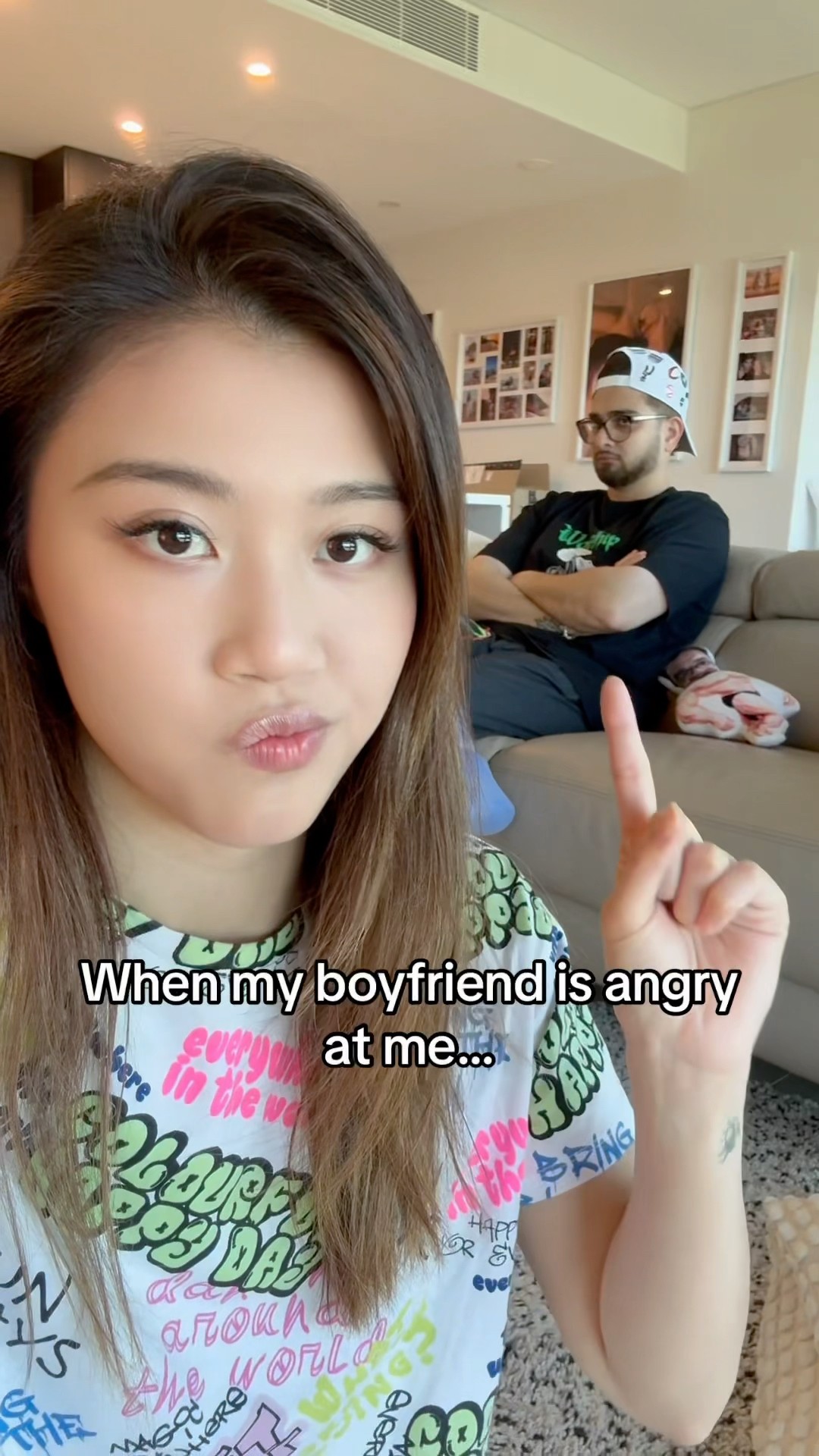 He is angry at me…? #shorts #couple #relationship