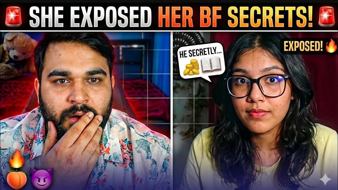 She Exposed Her Boyfriend's Secret On Omegle | Omegle Highlights @darpan_is_live 