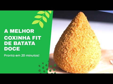 Coxinha Fit de batata doce - A melhor coxinha que você já comeu.