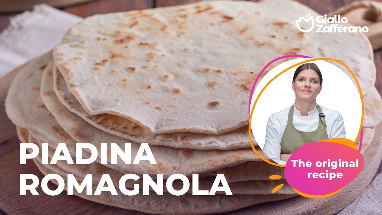 PIADINA ROMAGNOLA (Romagna-style flat bread): the PERFECT RECIPE🥰 - YouTube