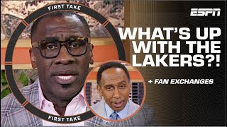 Shannon Sharpe \& Stephen A. DIAGNOSE the Lakers’ problem after 44-PT loss 🍿 | First Take