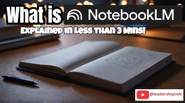 What is NOTEBOOKLM? Notebook LM Simplified and Explained in Less than 3 minutes!