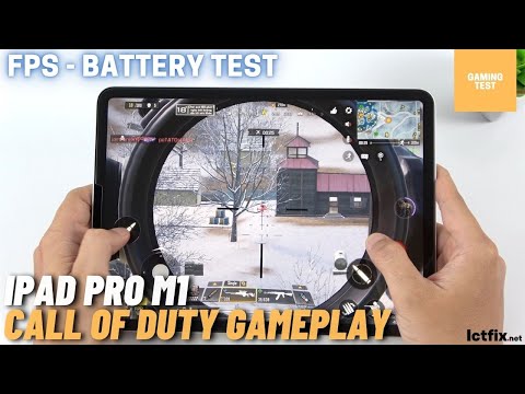 Apple iPad Pro M1 2021 Call of Duty Gaming test | Apple M1, 8GB RAM