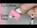 4D OPENING Chanel Purse Acrylic Nail Art Tutorial