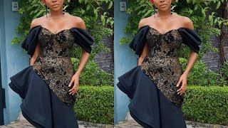 How to make trendy draped off shoulder sleeve screenshot 1