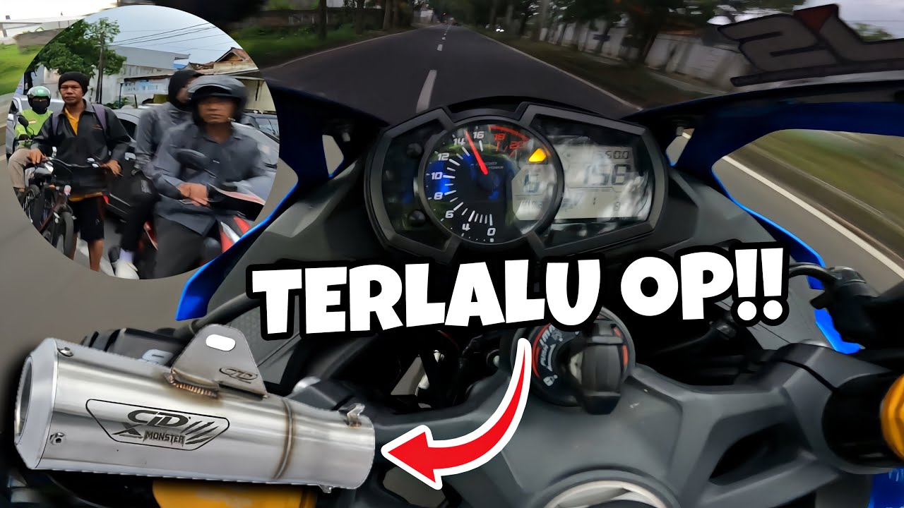 KNALPOT LOKAL ZX25R INI TERLALU OP‼️