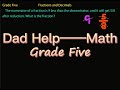 Daddy Help Grade Five Math Tutorial-40: Fractions and Decimals