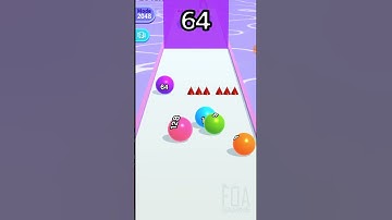 Satisfying Mobile Games 2024 - Ball Run 2048 All Levels Gameplay Walkthrough Android, ios max