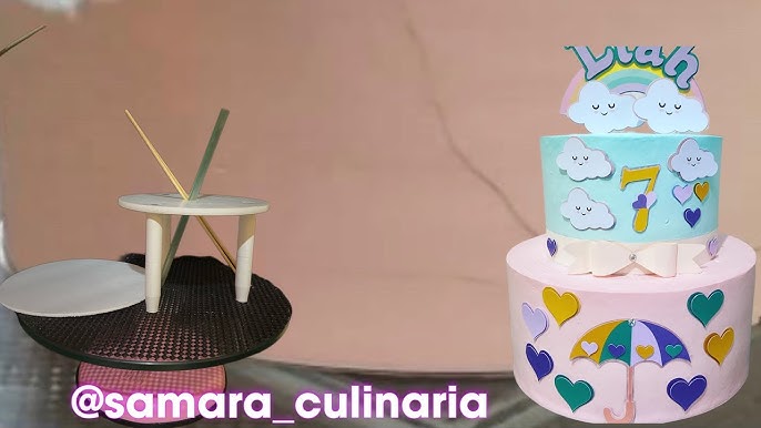 Bolo Princesa Aurora - Confeitaria da Luana Bolo Princesa Aurora