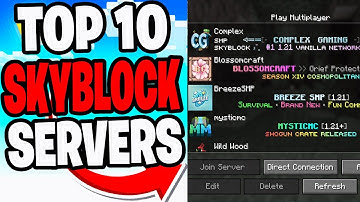 Top 10 Skyblock Servers For Minecraft 1.21.9! - Java & Bedrock