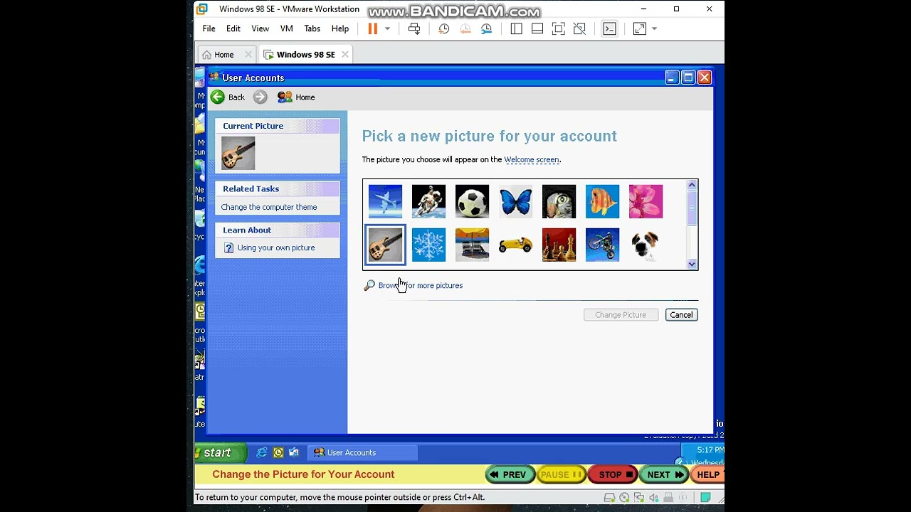 Training A: Learning Windows XP Introduction - Chapter 1, Section