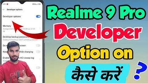Realme 9 Pro me developer options kaise enable kare | How to enable developer option in Realme 9 Pro
