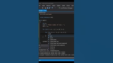 C++ : Printing Pattern (V shape with Alphabet) #shorts #youtubeshorts