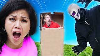 SCARY BOX GAME  Trapped by Stalker's Friends