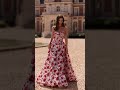 Sherri Hill 57723 - Cowl Neckline Ballgown with Rose Print