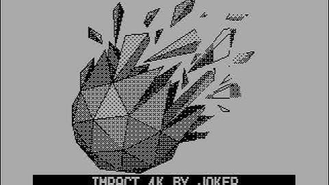 Impact — Joker (4k intro for ZX Spectrum 128, final version), 2022