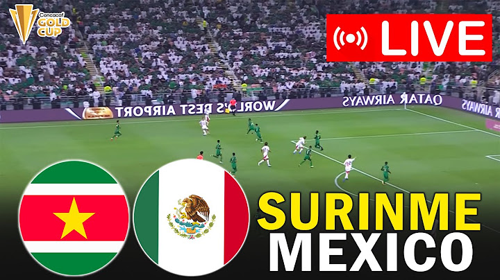 🔴LIVE : Suriname vs Mexico | Concacaf Gold Cup 2025 | Full Match Streaming