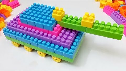 Satisfying DIY Military Tank ASMR/ Building Blocks /Lego Building Fun#buildingblocks#asmr#asmrsounds