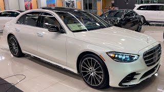 2022 Mercedes S-Class S 500 4Matic Sedan | 2022 S-Class Luxury Sedan VISUAL REVIEW 4K