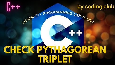 check Pythagorean triplet | c++ program #shorts #ytshorts #programming