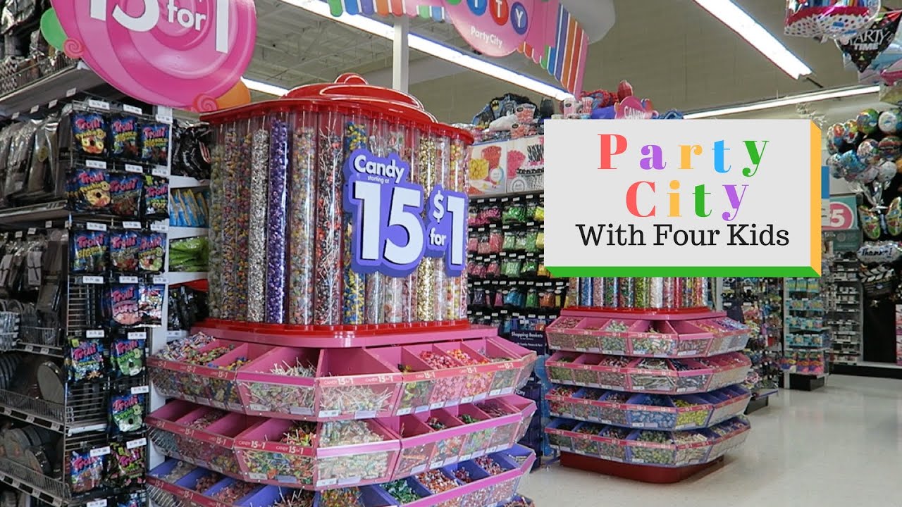 Party City Shopping With Four Kids YouTube