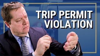 Trip Permit Violation | Washington State Attorney