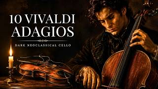 The Most Melancholic 10 Adagios in Vivaldi Style │ Dark Cello &amp; Piano for Creative Solitude