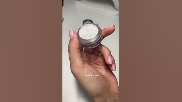 I tried the Hailey Bieber chrome nail ! #haileybieber #chromenails #manicure #diy