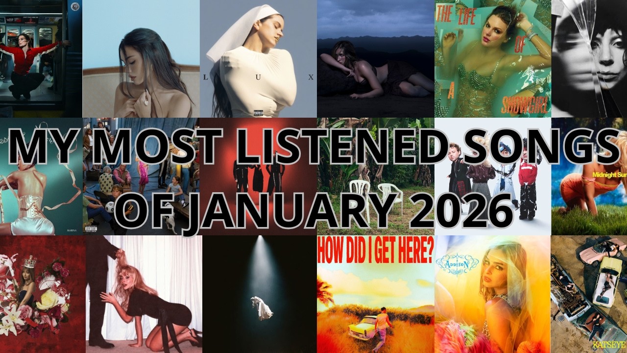 My TOP 50 most listened songs of January 2026 - YouTube