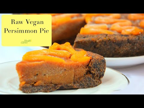 Raw Vegan Persimmon Pie