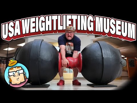 World's Largest Bobblehead - Weightlifting Museum - Gravity Hill - Shady Maple Smorgasbord