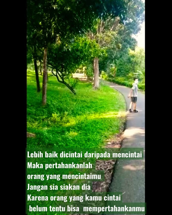 lebih baik dicintai daripada mencintai