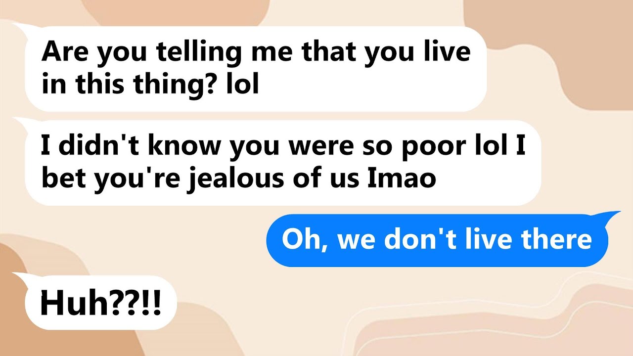 My sister-in-law held us in low regard because...