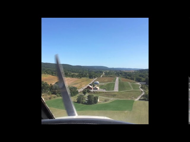 Arrival at Penn's Cave Airport