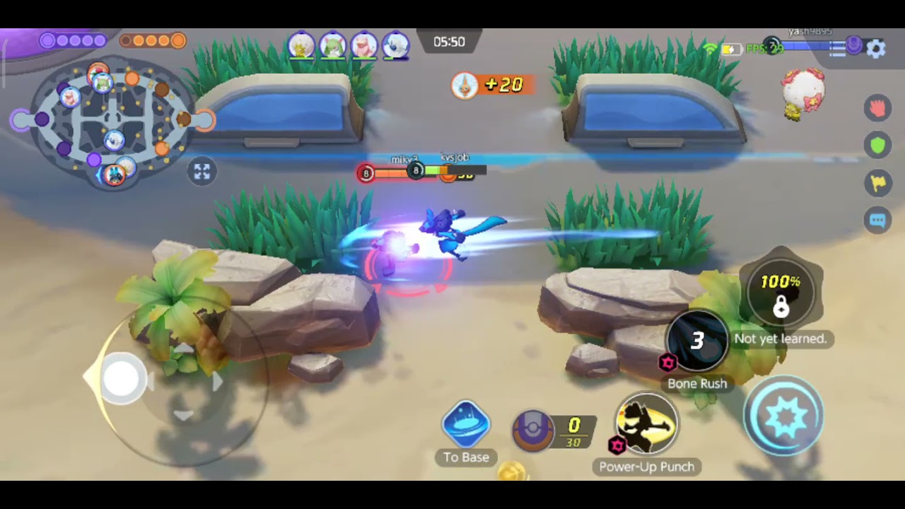 1st game - Pokemon Unite