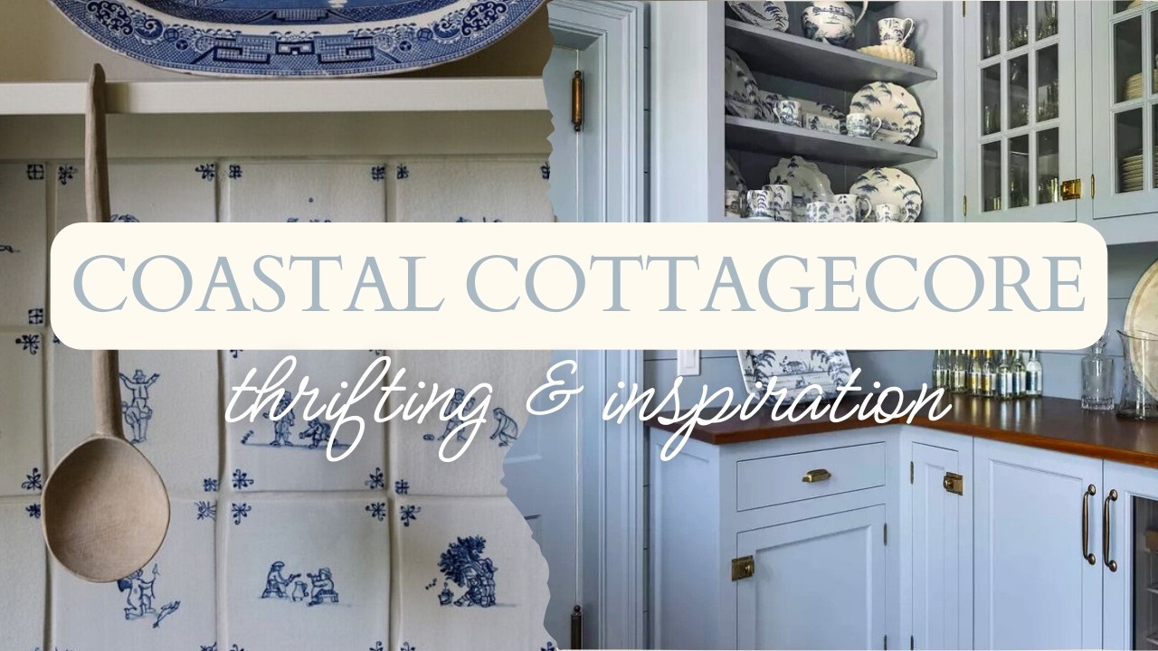 COASTAL COTTAGECORE DECOR 🐚 thrifting & inspiration