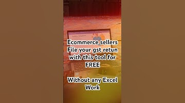 GST Return Filing for eCommerce Sellers for Free | Amazon Flipkart Meesho GST Return File Kaise Kare