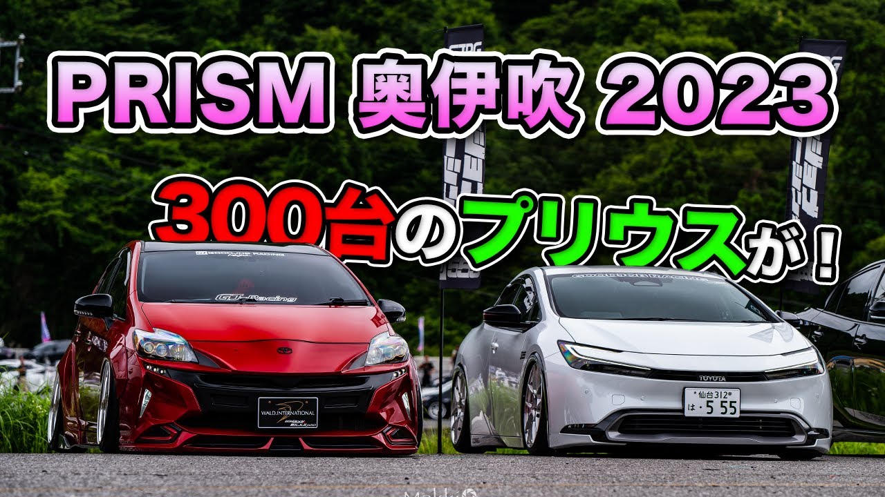 【オフ会】全国から300台のプリウスが集う！「PRISM 奥伊吹 2023 に行ってみた」いろんなプリウス見れて面白い！ #プリウス #奥伊吹