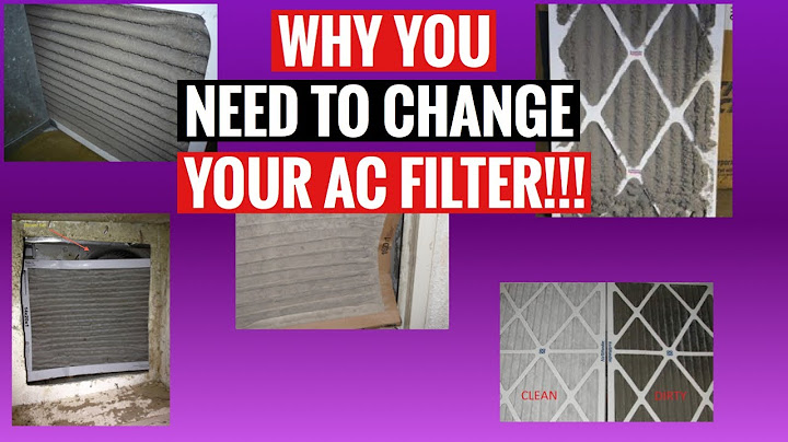 How often to change central ac filter