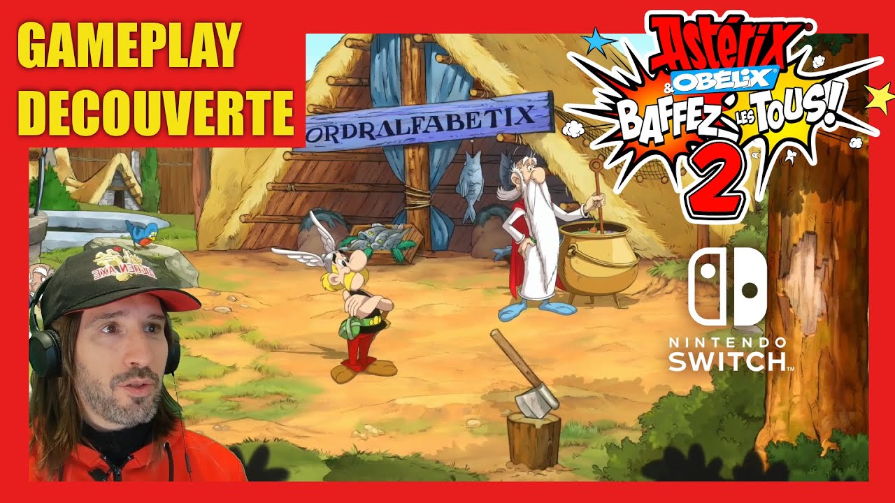 Jeu Astérix & Obélix: Baffez Les Tous! Pour Nintendo Switch - Version FR - Occasion