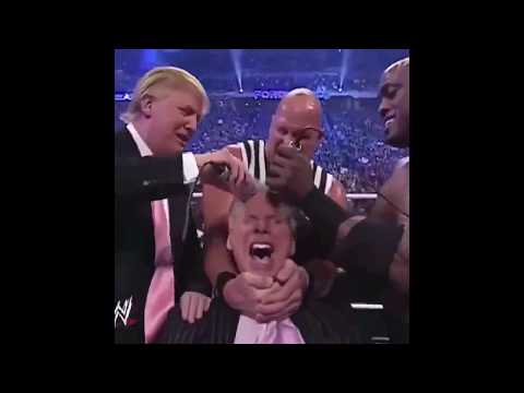 اتفرج علي ترامب وهو شغال حلاق وشوف بوش وهو بينضرب بالجذمه