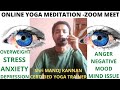 Shri manoj kannan  online yoga meditation i zoom meet i stress  yoga class part1 english vid47