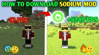 How to Download Sodium Mod For Minecraft Java edition And Tlauncher || 1.21.8 Latest Version 🔥
