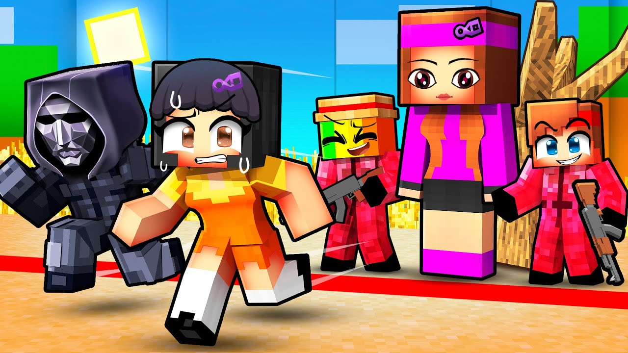 Squid Game mais nous avons inversé Les rôles sur Minecraft !