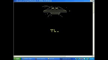 My First ASCII-Animation (The Abduction)